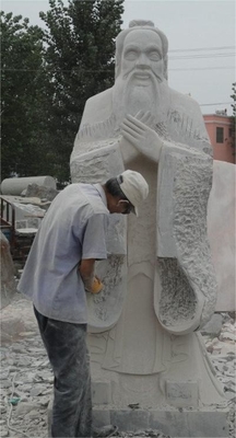 Polishing Surface Animal Stone Sculptures 100CM Handmade