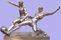 Custom FRP Casting Football World Cup Sculpture To Create A Separate Player Moment Sculpture
