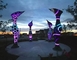 Skulptur-Installations-Farbe des Edelstahl-316 im Freien beleuchtet veränderbares