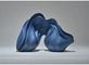 Blue Custom Resin Sculpture Matte Abstract Form Sculpture Club Exhibition Decoration