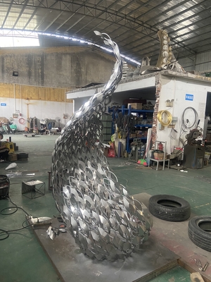 Besonderheiten für Außenwasserbecken Metall Kunst Skulpturen Dekorationen